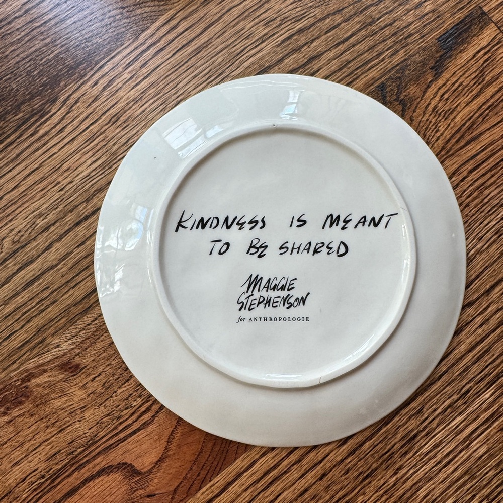 Maggie Stephenson for Anthropologie Set of Two Dessert Plates - Picture 3 of 5